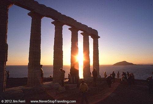 Foto Friday - sunrise at Sounion, Greece
