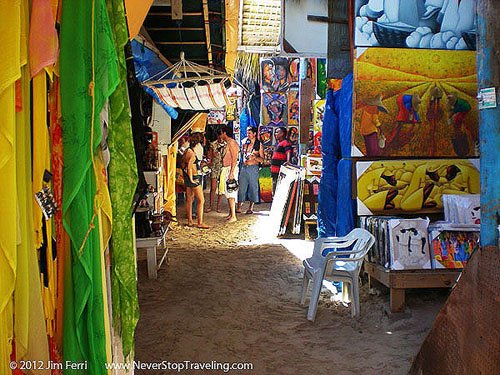 Foto Friday - people in a beach market in Punta Cana, Dominican Republic