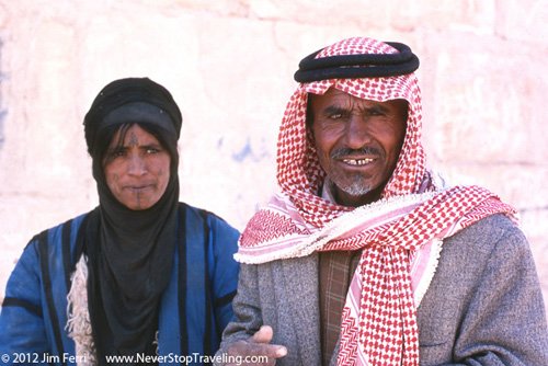 Foto Friday - Beduoin and wife, Quseir Amra, Jordan