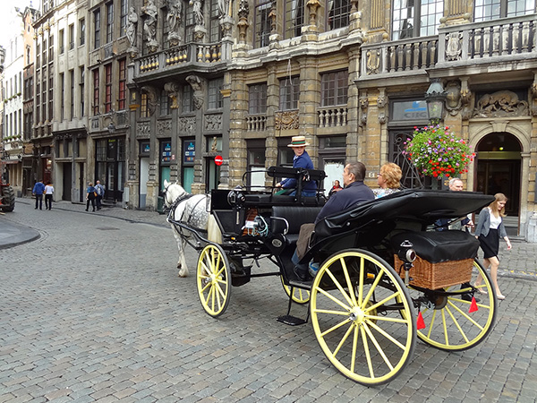 Foto Friday - a horse-drawn cart on a cobblestone street