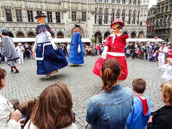 Foto Friday - people at a street festival in Belgium