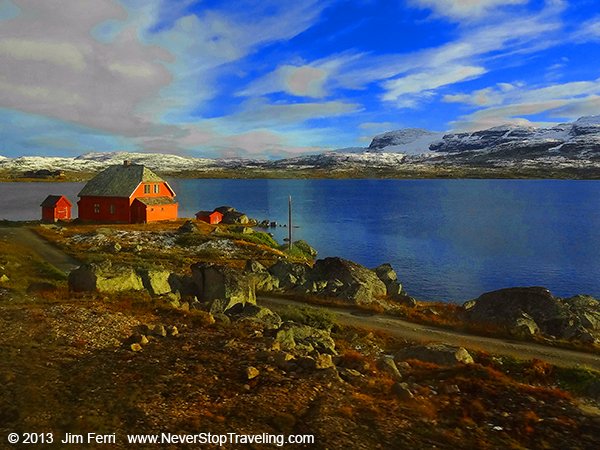Foto Friday - red house in the Norweigan high country