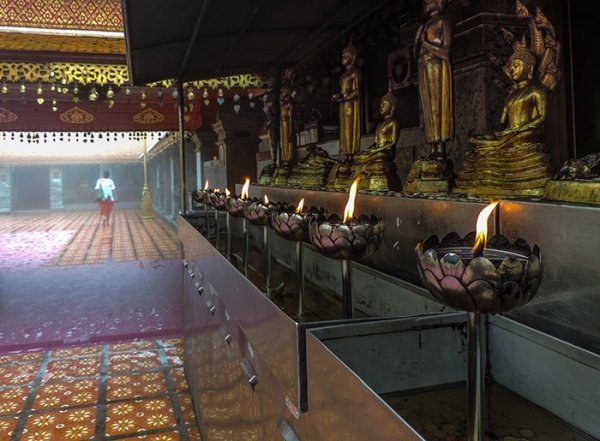 Foto Friday - candles burning in a temple