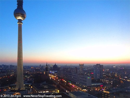 Foto Friday - sunset over Berlin, Germany