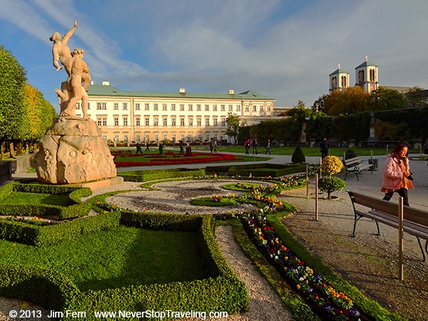 Foto Friday - park buildings at sunset