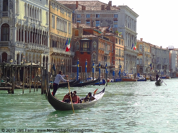 Foto Friday - Italy-Venice-gondola Grand canal-DSC05607-600