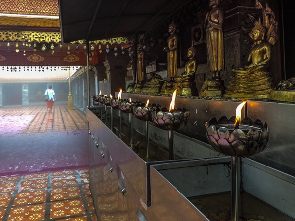 Foto Friday - candles burning in a temple