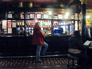 man in a bar