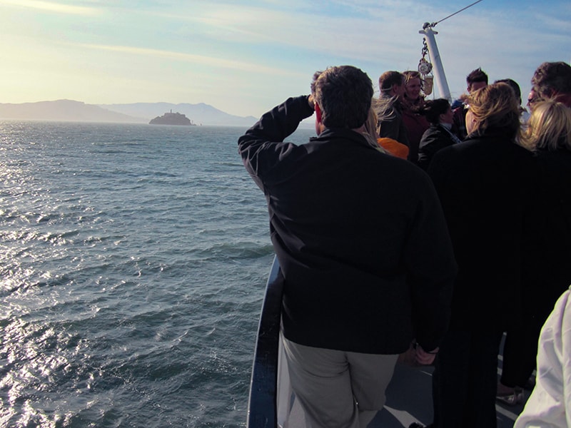 ferry on a alcatraz tour
