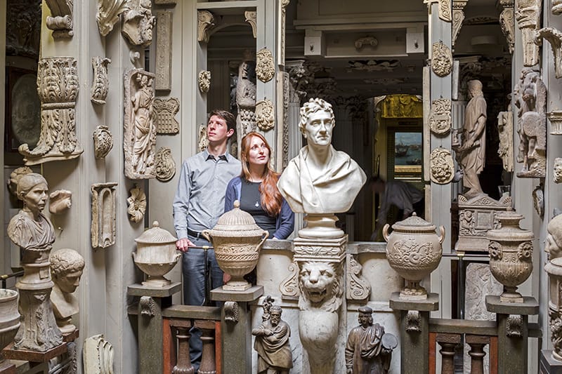 people in the Sir John soane museum