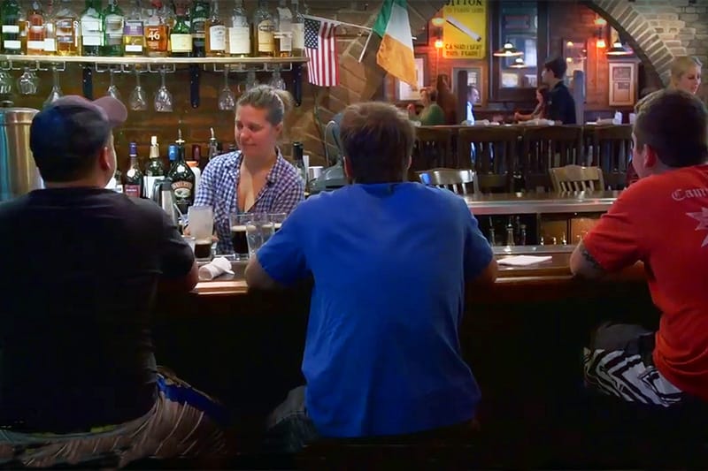 people at a bar in Soulard St. Louis