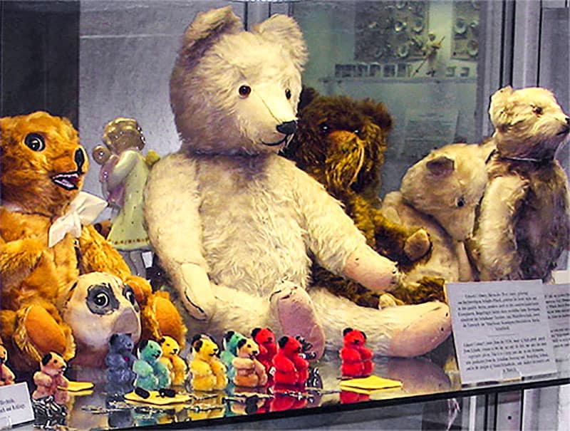 Teddy bears in Munich's toy museum