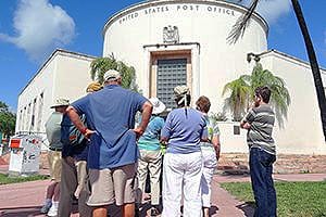 The Miami Beach Post Office seen on the Miami Art Deco Tour