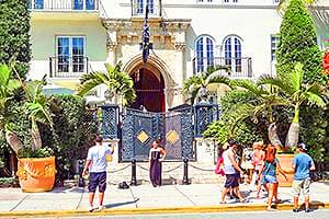 The Versace mansion on Ocean Drive