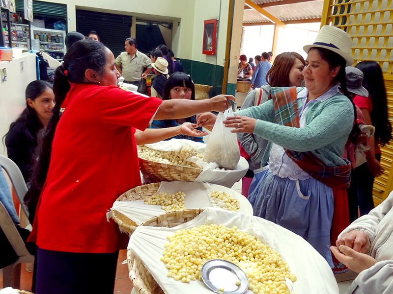 two women in the market