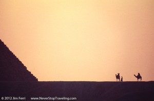 Pyramids outside Cairo