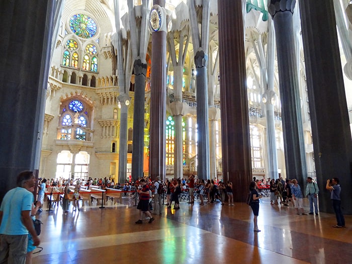 a cathedral in Barcelona
