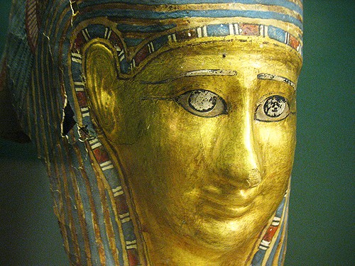 painting of a Pharoh's head