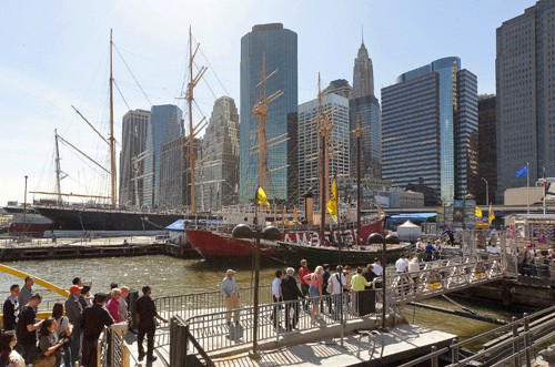 traveling with children at South Street Seaport