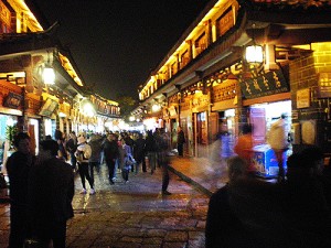 Lijiang at night