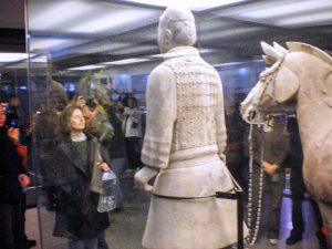 Exhibition area in the Terracotta Army site in