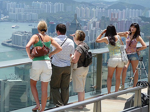 people on Victoria Peak