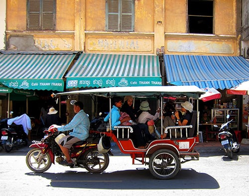 Phnom Penh tuk tuk