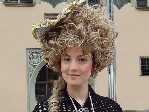 Passau tour guide in period costume Cruising on the Great Rivers of Europe