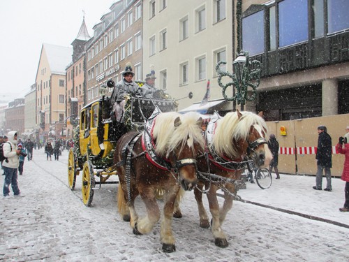 Horse drawn carriage - low season in europe