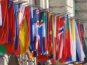 European Union flags / photo: Jim Ferri