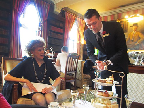 The Milestone Hotel tea / photo: Donna Manz afternoon tea