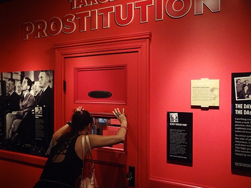 The Mob and prostitution exhibit