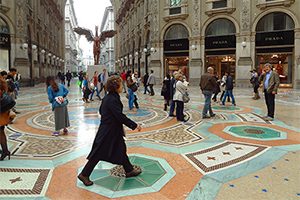 Vittorio Emanuele II Galleria, seen on my Milan visit