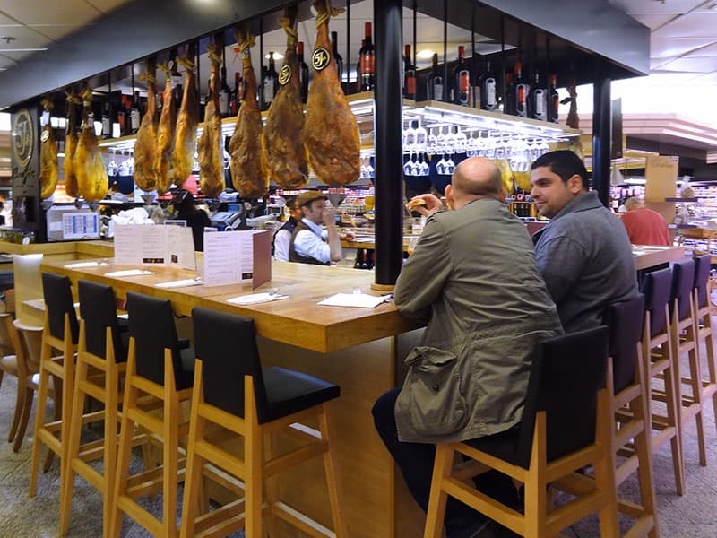 Galleries Lafayette, Paris, a food market in Europe