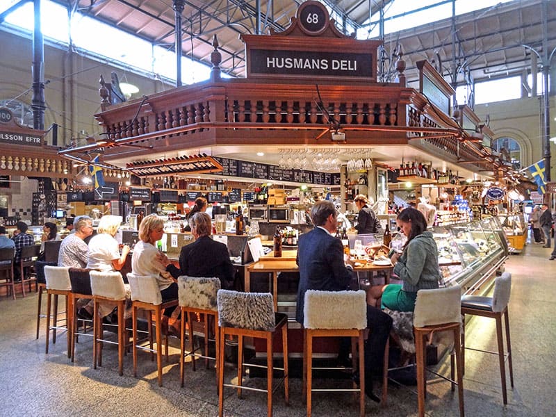Stockholm's Östermalm Food Hall, one of the great food markets in Europe