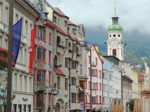 innsbruck's colorful buildings, one of the things to do in Innsbruck
