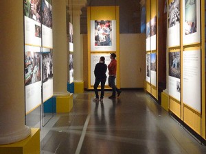 people visiting the Nobel Museum, one of the things to do in Stockholm