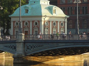 an old pedestrian bridge