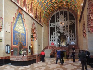 Art Deco lobby of the Guardian Building in Detroit