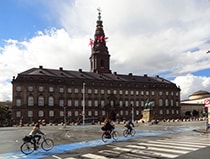 Parliament building in Copenhagen