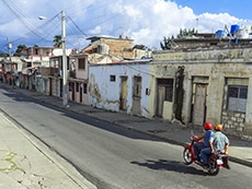 A street in Santiago de Cuba