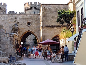 A gate in the city wall