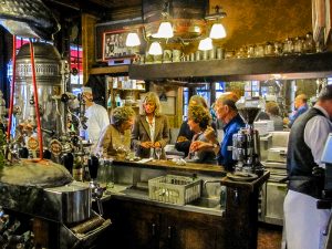 people in a restaurant in Paris