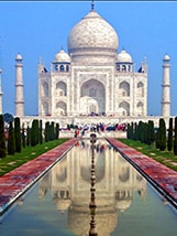 the Taj Mahal in India, one of the coutries requiring visas for US citizens