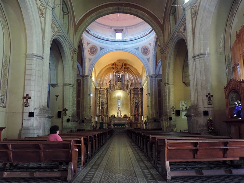 people sitting in a church