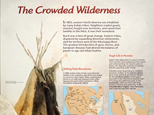 An exhibit on the Plains Indians