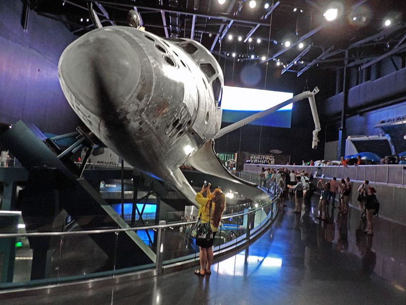 Visitor at the Kennedy Space Center from Orlando