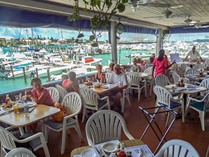 an outdoor restaurant
