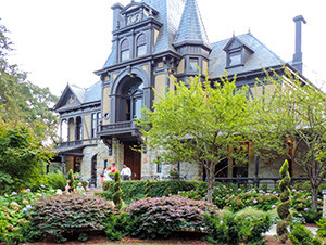 a Victorian house