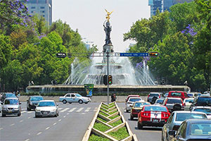 a boulevard in Mexico City